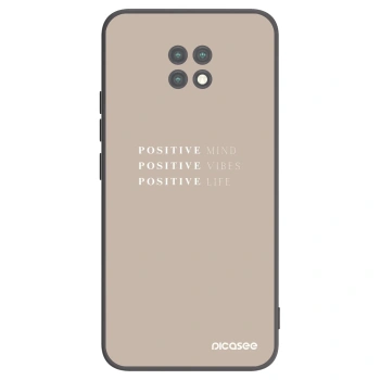 Picasee fekete szilikon tok az alábbi mobiltelefonokra Xiaomi Redmi Note 9T - Positive Vibes