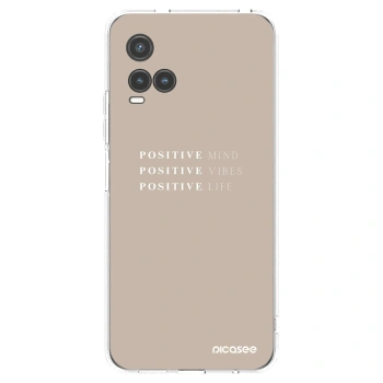 Picasee átlátszó szilikon tok az alábbi mobiltelefonokra Vivo Y33s - Positive Vibes