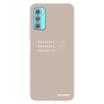 Picasee átlátszó szilikon tok az alábbi mobiltelefonokra Motorola Moto G60 - Positive Vibes