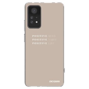 Picasee átlátszó szilikon tok az alábbi mobiltelefonokra Xiaomi Redmi Note 11 Pro - Positive Vibes