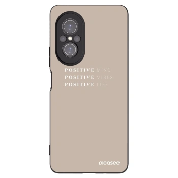 Picasee fekete szilikon tok az alábbi mobiltelefonokra Huawei Nova 9 SE - Positive Vibes