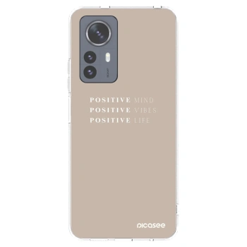 Picasee átlátszó szilikon tok az alábbi mobiltelefonokra Xiaomi 12 Pro - Positive Vibes