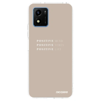 Picasee átlátszó szilikon tok az alábbi mobiltelefonokra Vivo Y01 - Positive Vibes