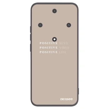 Picasee fekete szilikon tok az alábbi mobiltelefonokra Honor Magic5 Lite 5G - Positive Vibes
