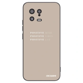 Picasee fekete szilikon tok az alábbi mobiltelefonokra Xiaomi 13 - Positive Vibes
