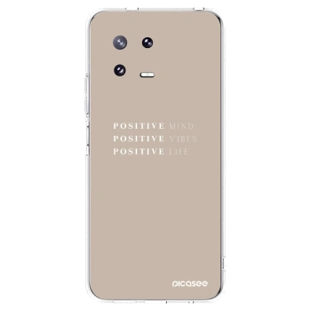 Picasee átlátszó szilikon tok az alábbi mobiltelefonokra Xiaomi 13 Pro - Positive Vibes