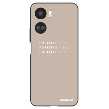 Picasee fekete szilikon tok az alábbi mobiltelefonokra Honor 90 Lite 5G - Positive Vibes