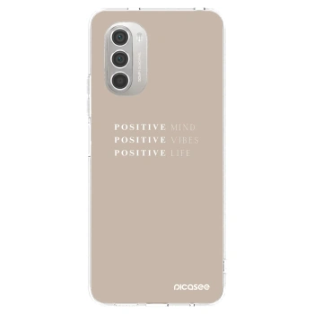 Picasee átlátszó szilikon tok az alábbi mobiltelefonokra Motorola Moto G51 - Positive Vibes