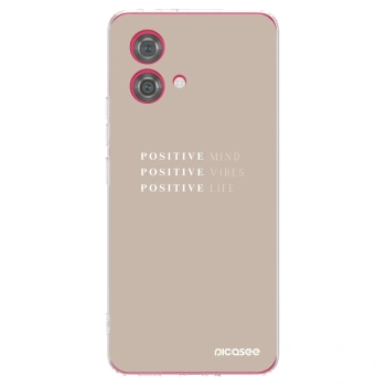 Picasee átlátszó szilikon tok az alábbi mobiltelefonokra Motorola Moto G84 5G - Positive Vibes