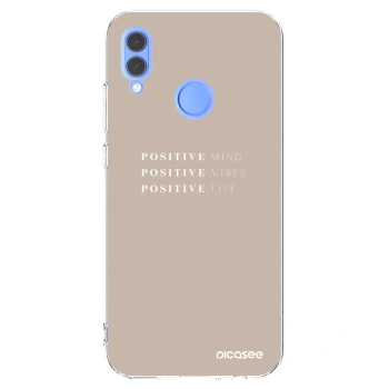 Picasee átlátszó szilikon tok az alábbi mobiltelefonokra Huawei P Smart 2019 - Positive Vibes