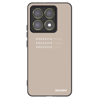 Picasee fekete szilikon tok az alábbi mobiltelefonokra Xiaomi 14T - Positive Vibes