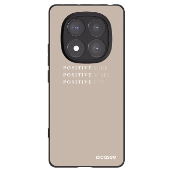 Picasee fekete szilikon tok az alábbi mobiltelefonokra Xiaomi Redmi Note 14 Pro+ 5G - Positive Vibes