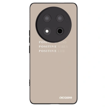Picasee fekete szilikon tok az alábbi mobiltelefonokra Honor Magic7 Lite 5G - Positive Vibes