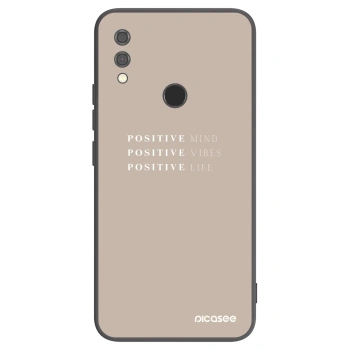 Picasee fekete szilikon tok az alábbi mobiltelefonokra Xiaomi Redmi Note 7 - Positive Vibes