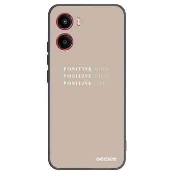 Picasee fekete szilikon tok az alábbi mobiltelefonokra Motorola Moto G05 - Positive Vibes
