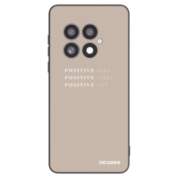 Picasee fekete szilikon tok az alábbi mobiltelefonokra OnePlus 13 5G - Positive Vibes