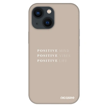 Szilikon tok erre a típusra Apple iPhone 13 mini - Positive Vibes