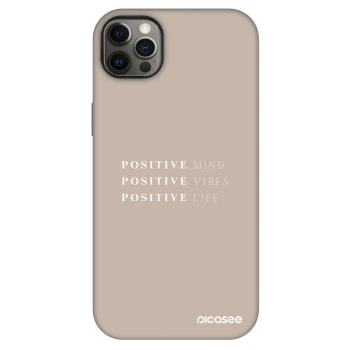 Szilikon tok erre a típusra Apple iPhone 12 Pro Max - Positive Vibes