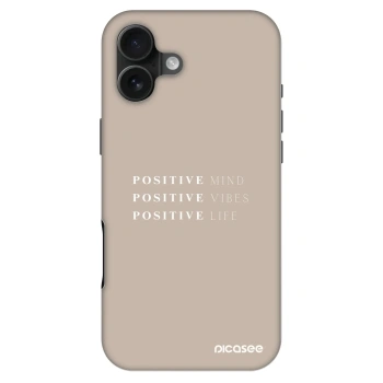 Szilikon tok erre a típusra Apple iPhone 16 Plus - Positive Vibes