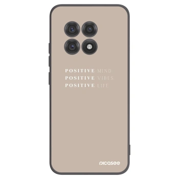 Picasee fekete szilikon tok az alábbi mobiltelefonokra OnePlus 13R 5G - Positive Vibes