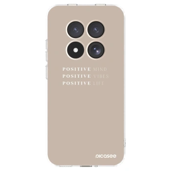Picasee átlátszó szilikon tok az alábbi mobiltelefonokra Xiaomi Redmi Note 15 Pro 4G - Positive Vibes