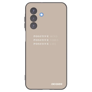 Picasee fekete szilikon tok az alábbi mobiltelefonokra Samsung Galaxy A17 5G - Positive Vibes