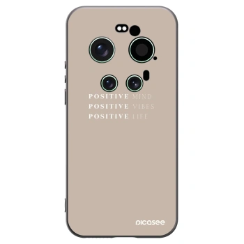 Picasee fekete szilikon tok az alábbi mobiltelefonokra Xiaomi 17 Ultra - Positive Vibes