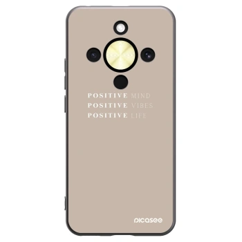Picasee fekete szilikon tok az alábbi mobiltelefonokra Honor Magic8 Lite 5G - Positive Vibes