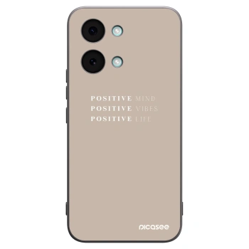 Picasee fekete szilikon tok az alábbi mobiltelefonokra Xiaomi Poco X8 Pro Max - Positive Vibes