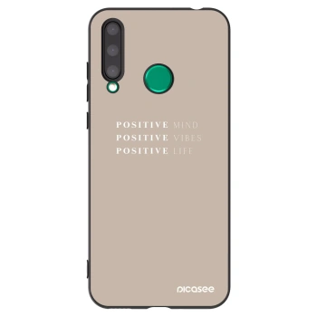 Picasee fekete szilikon tok az alábbi mobiltelefonokra Honor 20 Lite - Positive Vibes