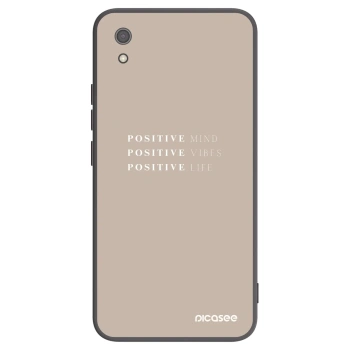Picasee fekete szilikon tok az alábbi mobiltelefonokra Xiaomi Redmi 7A - Positive Vibes