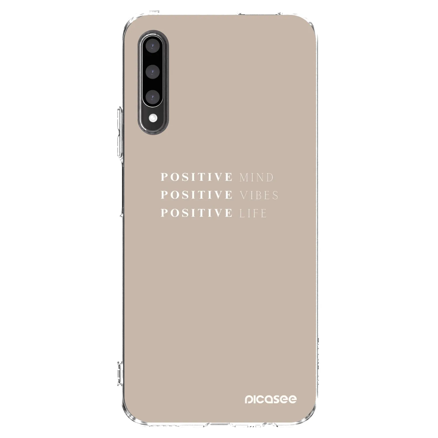 Picasee átlátszó szilikon tok az alábbi mobiltelefonokra Honor 9X Pro - Positive Vibes