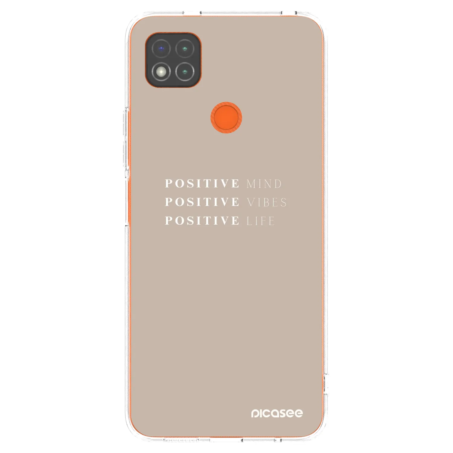 Picasee átlátszó szilikon tok az alábbi mobiltelefonokra Xiaomi Redmi 9C - Positive Vibes