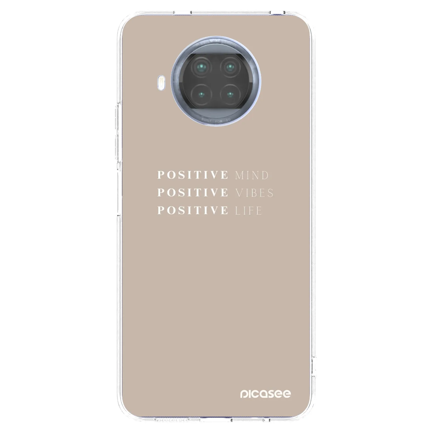 Picasee átlátszó szilikon tok az alábbi mobiltelefonokra Xiaomi Mi 10T Lite - Positive Vibes