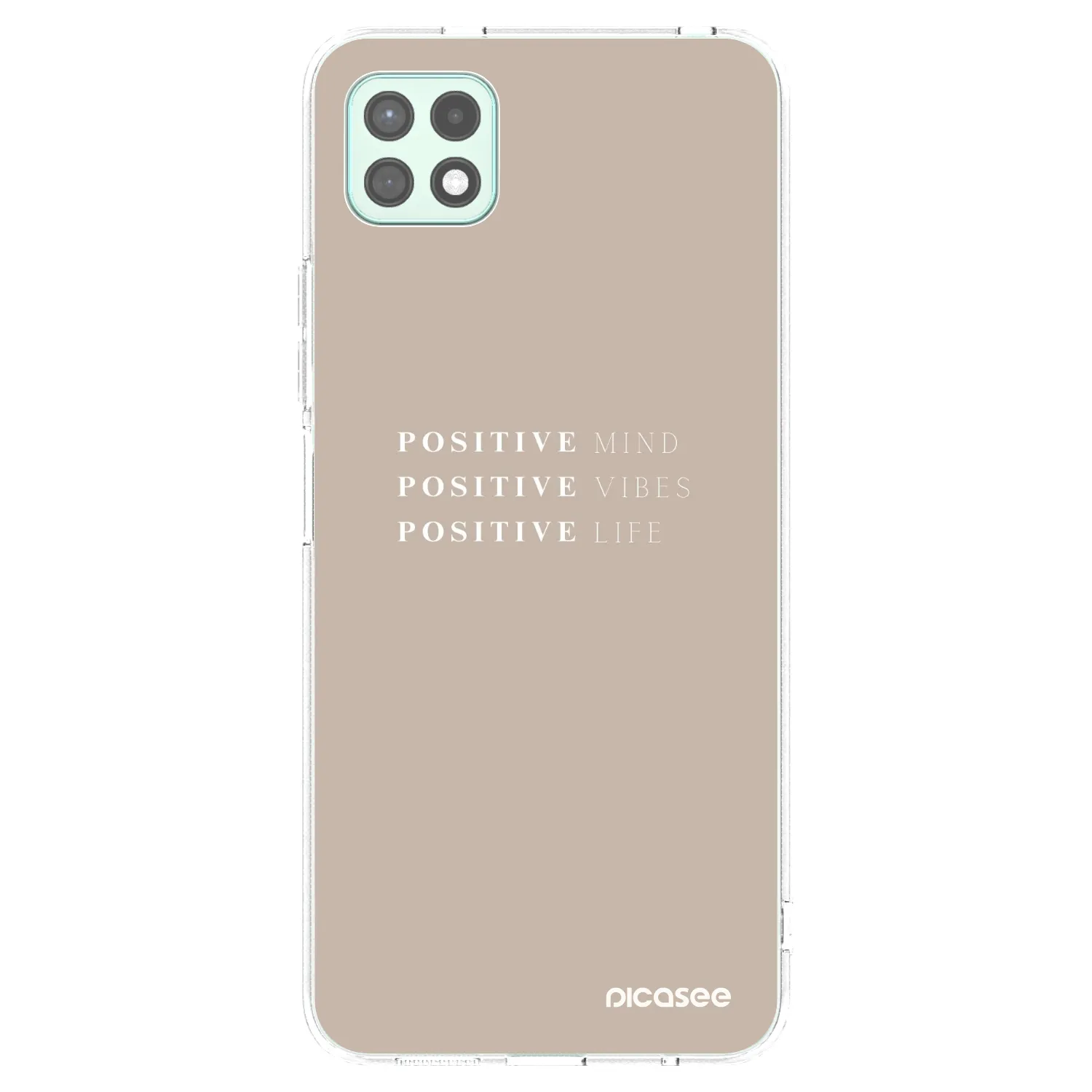 Picasee átlátszó szilikon tok az alábbi mobiltelefonokra Samsung Galaxy A22 A226B 5G - Positive Vibes