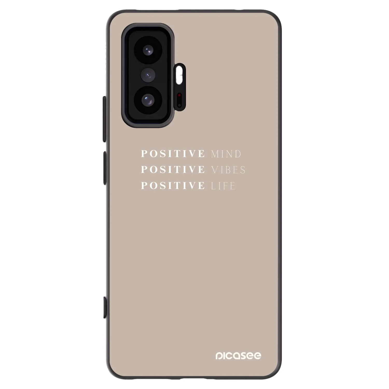 Picasee fekete szilikon tok az alábbi mobiltelefonokra Xiaomi 11T - Positive Vibes