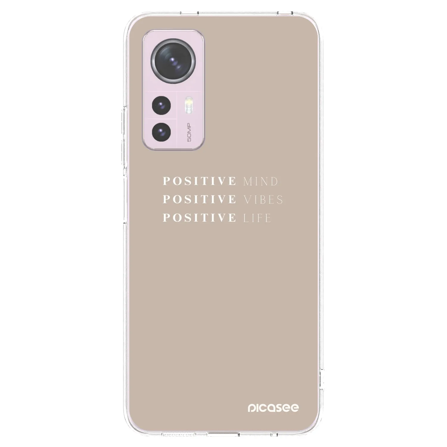 Picasee átlátszó szilikon tok az alábbi mobiltelefonokra Xiaomi 12 - Positive Vibes