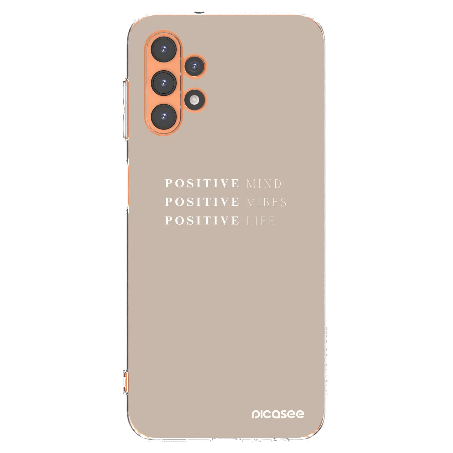 Picasee átlátszó szilikon tok az alábbi mobiltelefonokra Samsung Galaxy A13 4G A135 - Positive Vibes