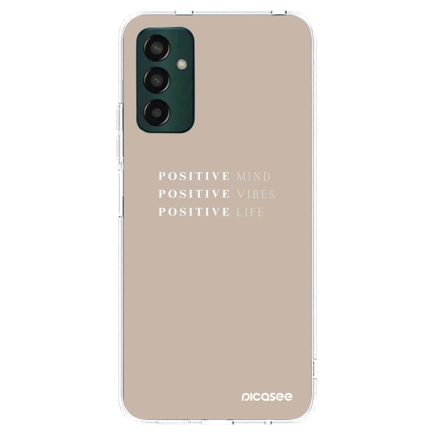 Picasee átlátszó szilikon tok az alábbi mobiltelefonokra Samsung Galaxy M23 5G - Positive Vibes