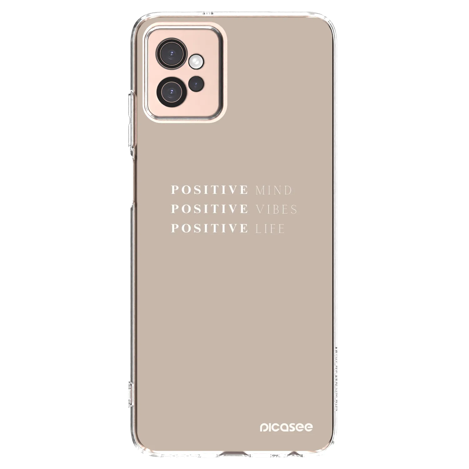 Picasee átlátszó szilikon tok az alábbi mobiltelefonokra Motorola Moto G32 - Positive Vibes