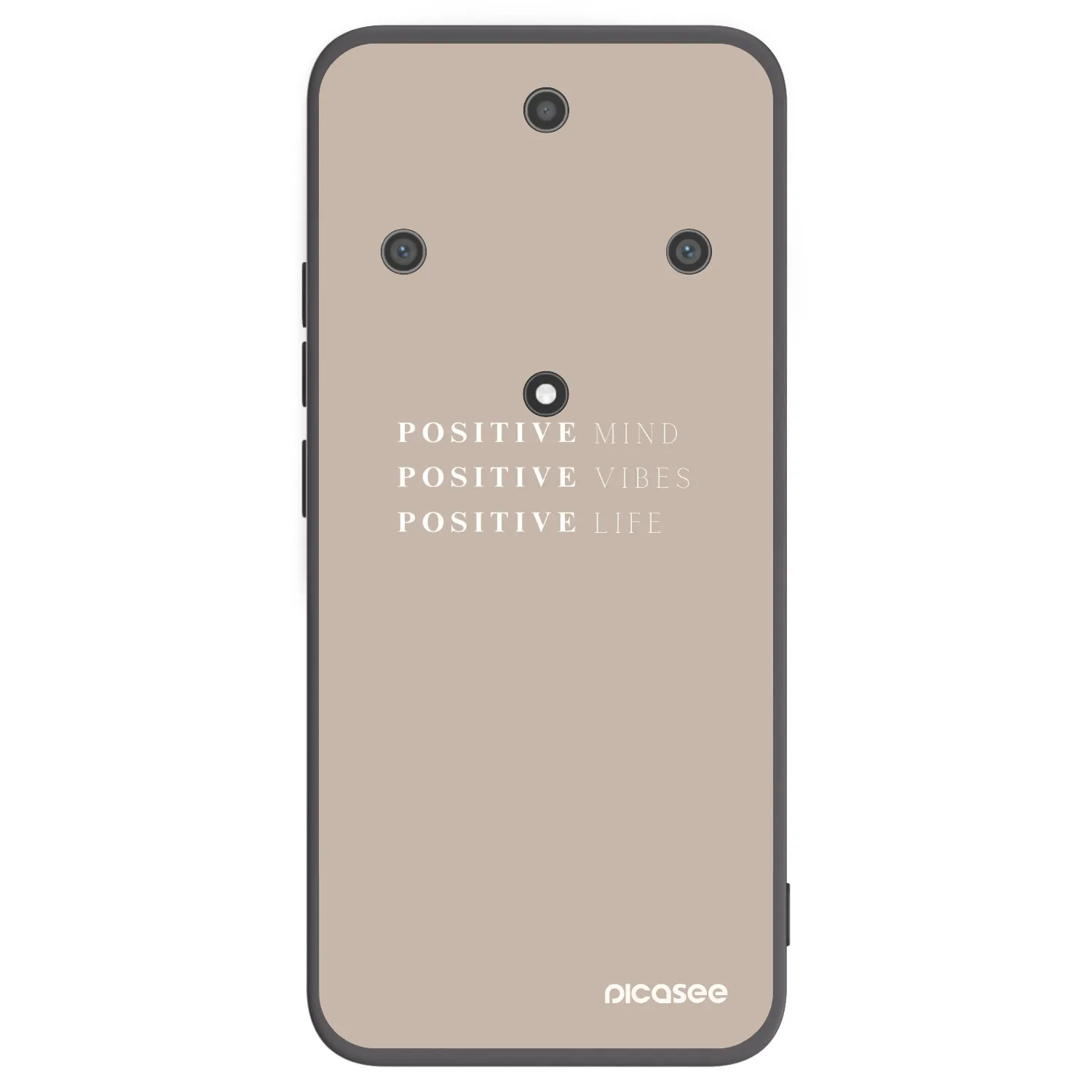 Picasee fekete szilikon tok az alábbi mobiltelefonokra Honor Magic5 Lite 5G - Positive Vibes