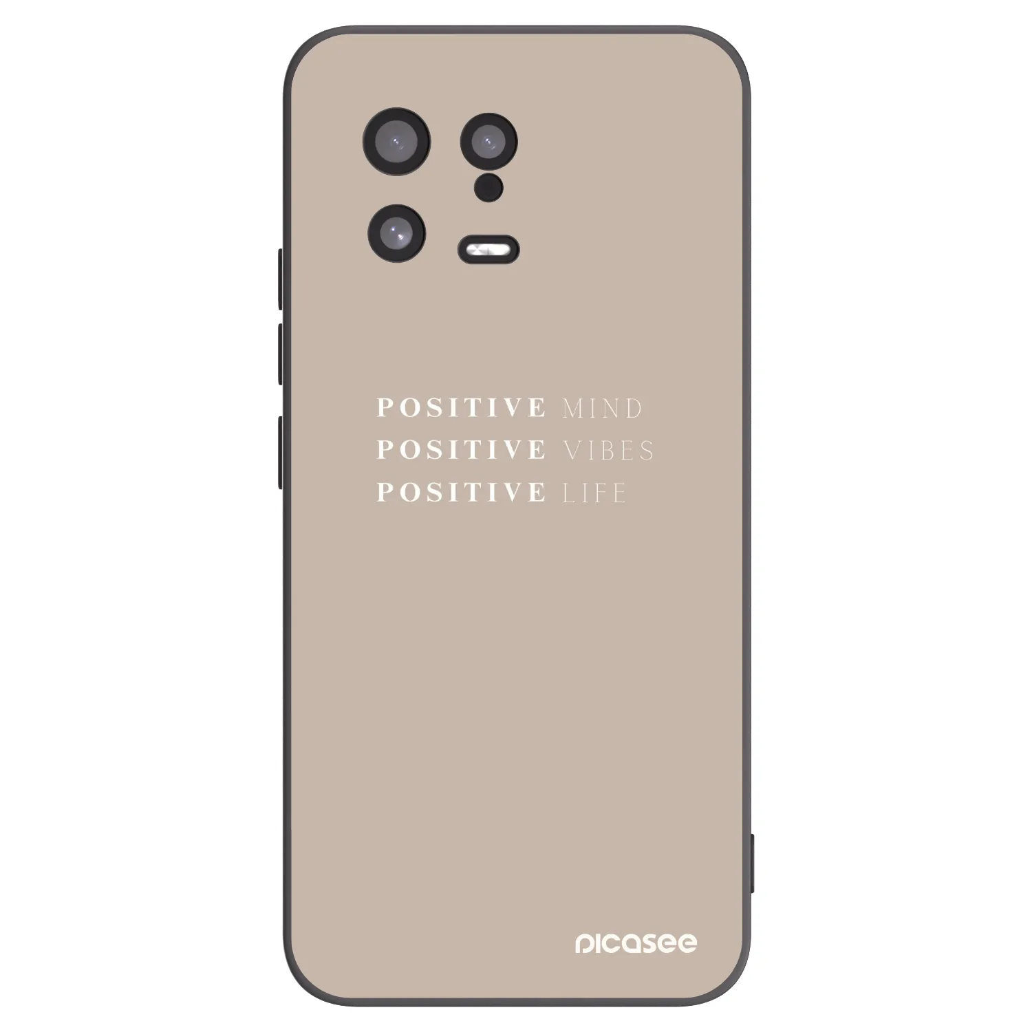 Picasee fekete szilikon tok az alábbi mobiltelefonokra Xiaomi 13 - Positive Vibes