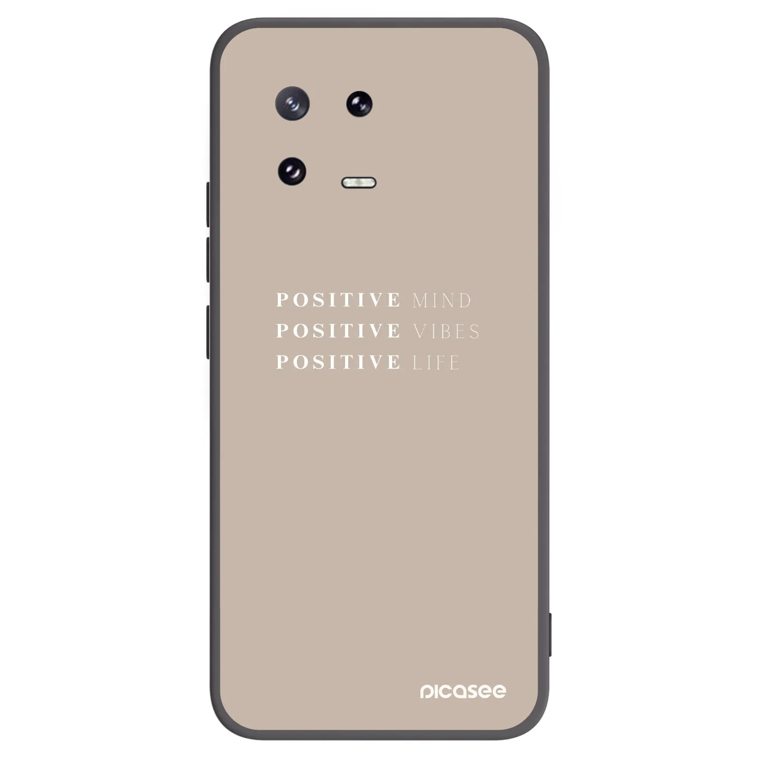 Picasee fekete szilikon tok az alábbi mobiltelefonokra Xiaomi 13 Pro - Positive Vibes