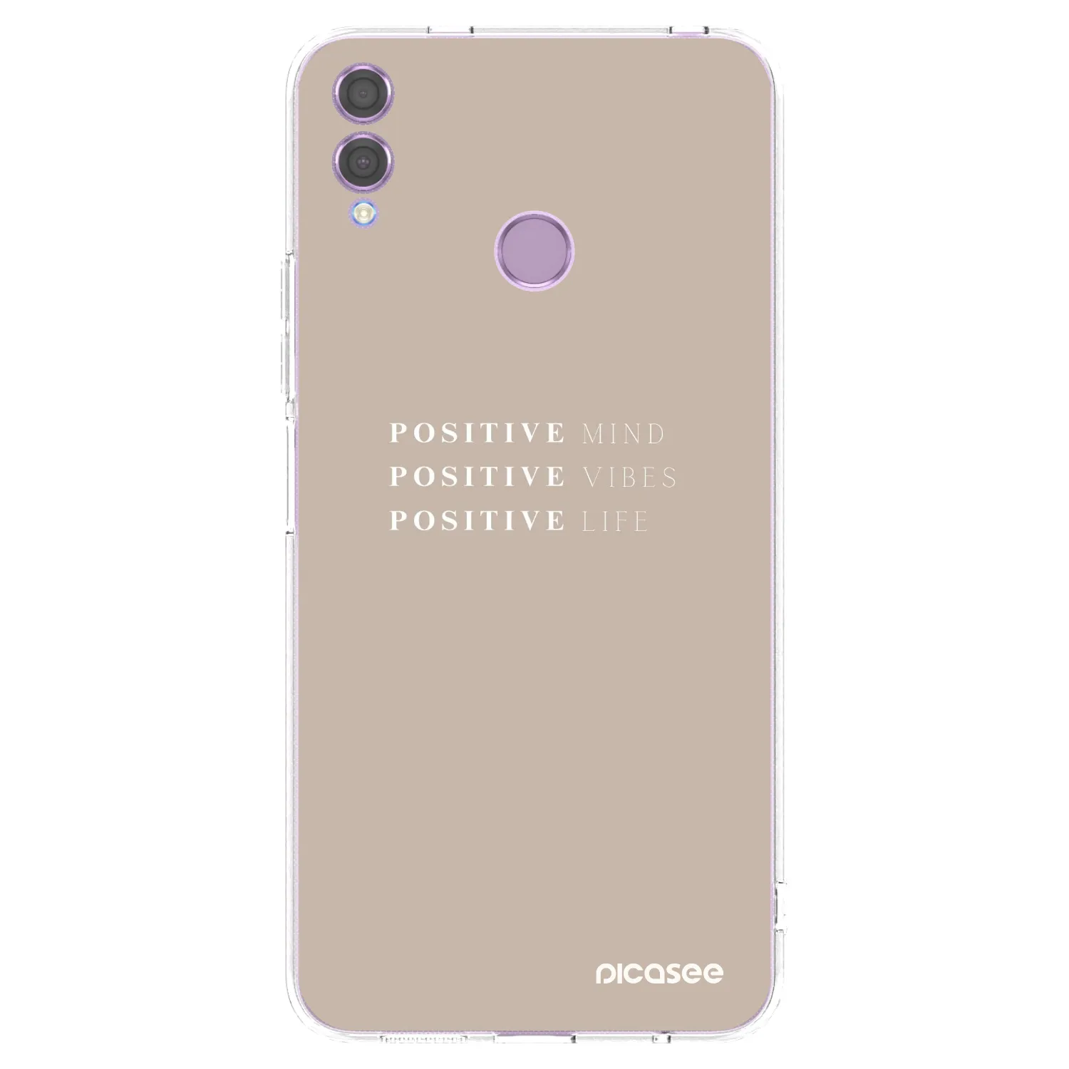 Picasee átlátszó szilikon tok az alábbi mobiltelefonokra Honor 8X - Positive Vibes
