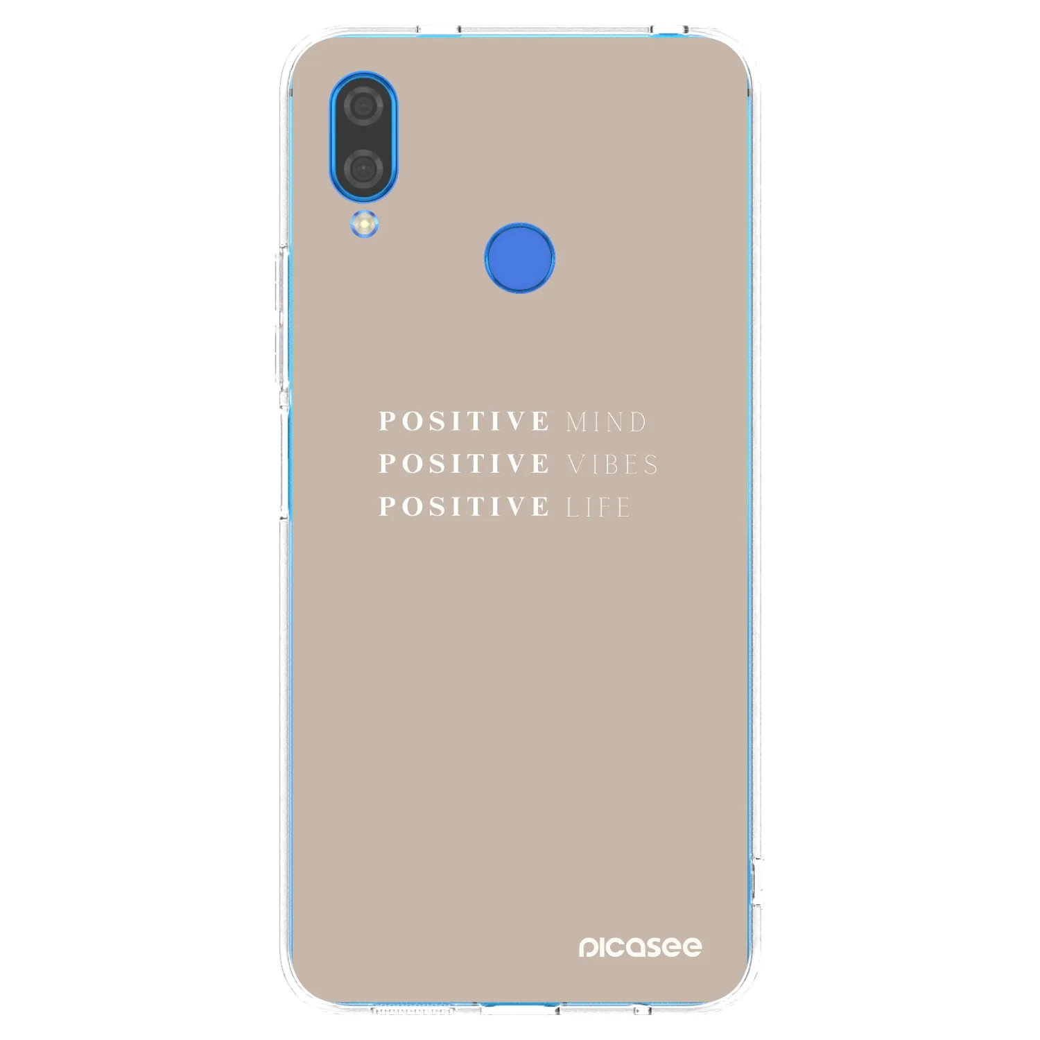 Picasee átlátszó szilikon tok az alábbi mobiltelefonokra Huawei Nova 3i - Positive Vibes