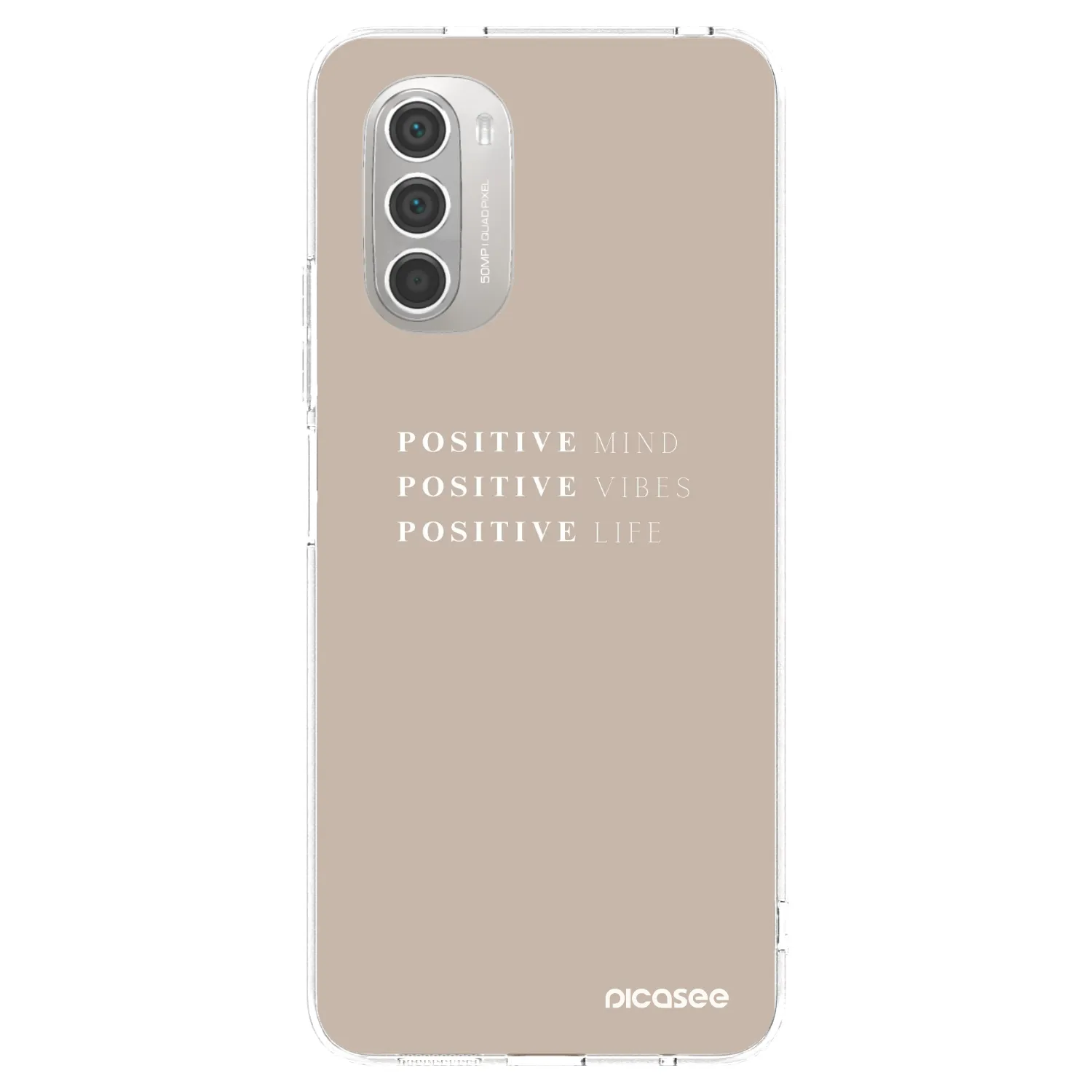 Picasee átlátszó szilikon tok az alábbi mobiltelefonokra Motorola Moto G51 - Positive Vibes