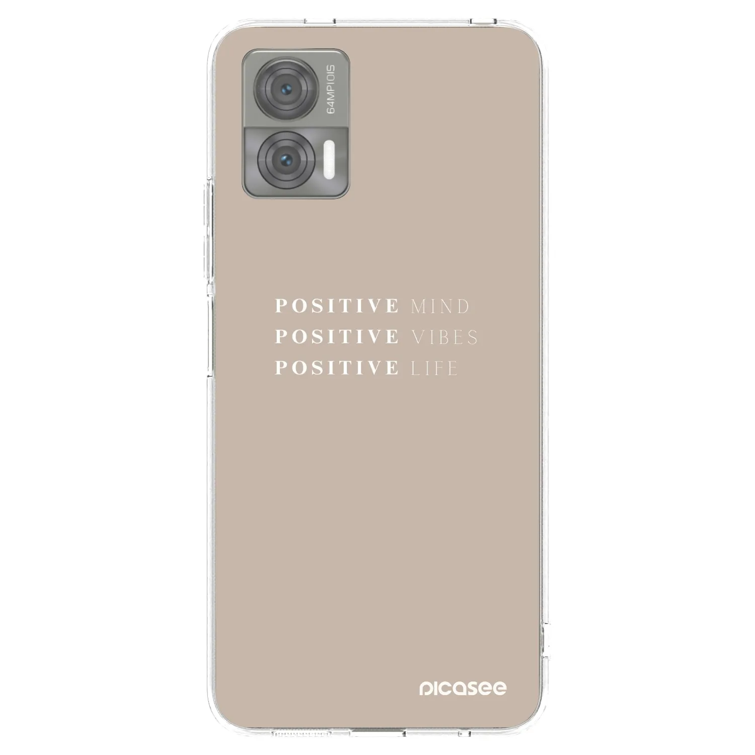 Picasee átlátszó szilikon tok az alábbi mobiltelefonokra Motorola Edge 30 Neo - Positive Vibes