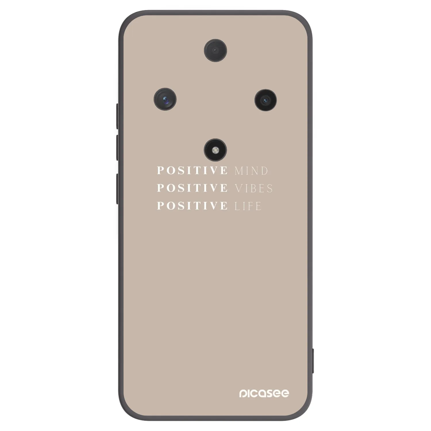 Picasee fekete szilikon tok az alábbi mobiltelefonokra Honor Magic6 Lite 5G - Positive Vibes