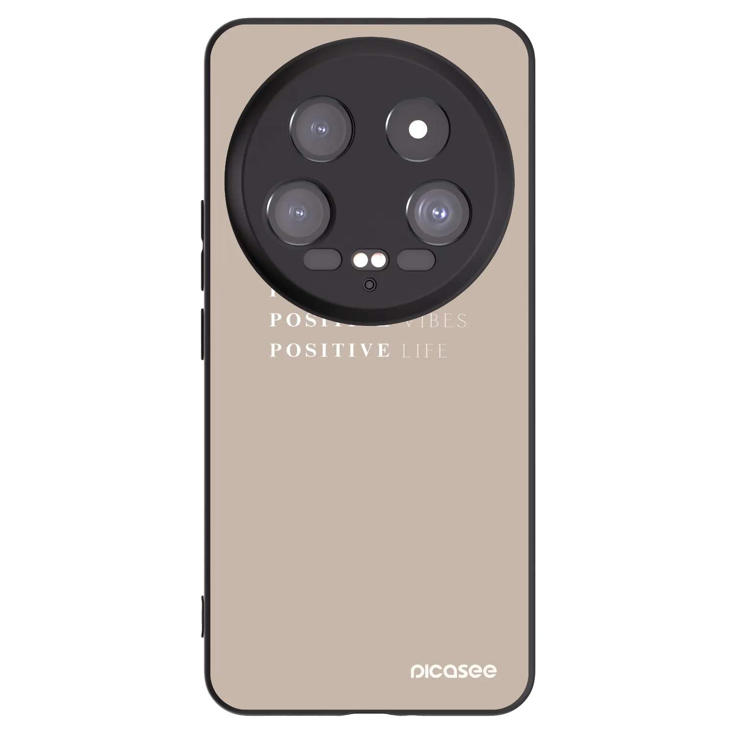 Picasee fekete szilikon tok az alábbi mobiltelefonokra Xiaomi 14 Ultra - Positive Vibes