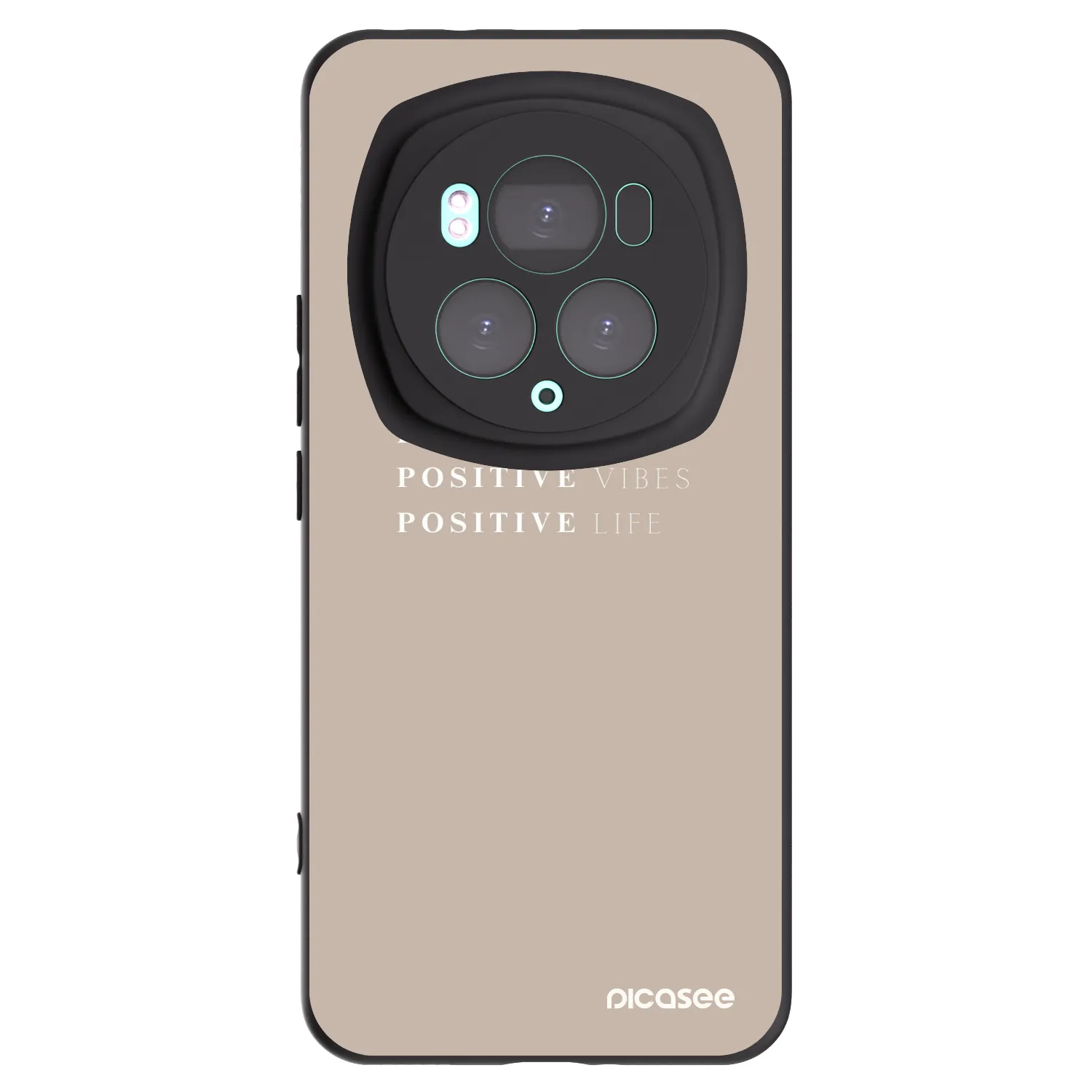 Picasee fekete szilikon tok az alábbi mobiltelefonokra Honor Magic6 Pro - Positive Vibes